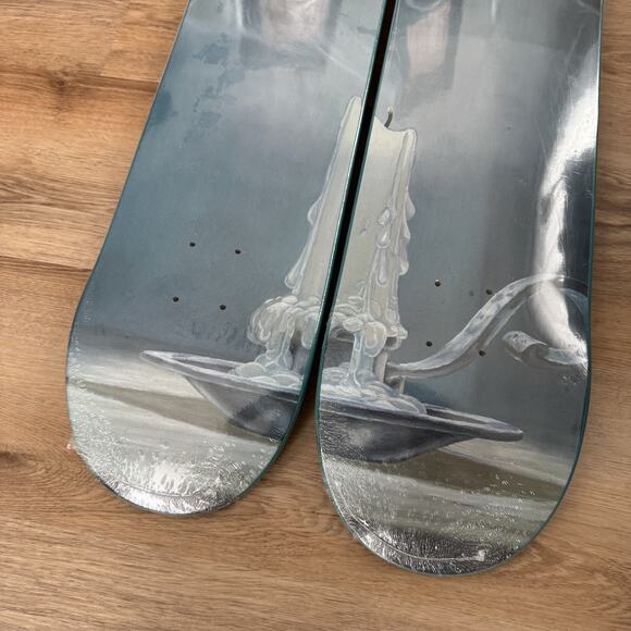 2021 Supreme Dan Colen NYC F/uck Candle Skateboard Deck Set SEALED NEW - Picture 2 of 6